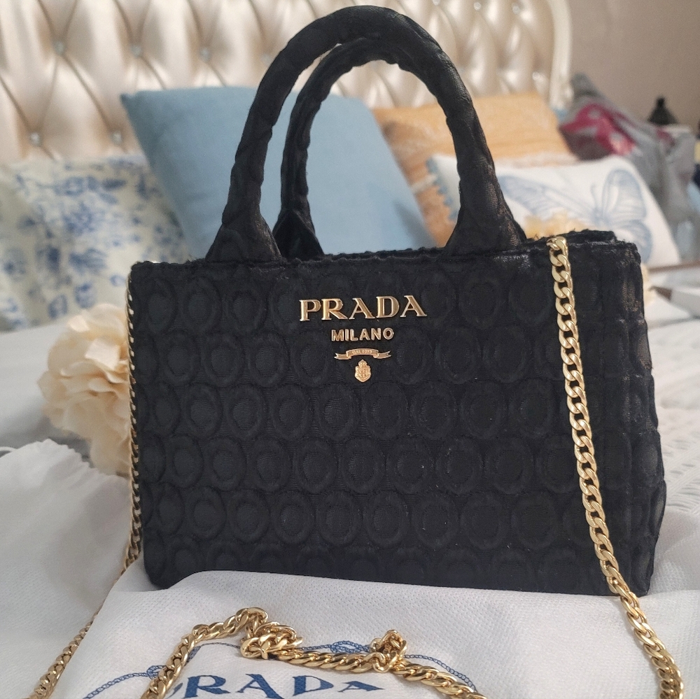 Prada mini tote